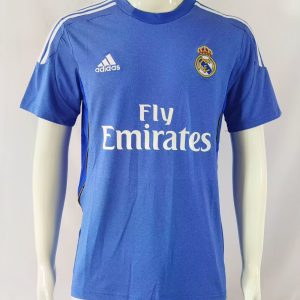 Real Madrid 2013/14 Away Retro Men Jersey - Blue
