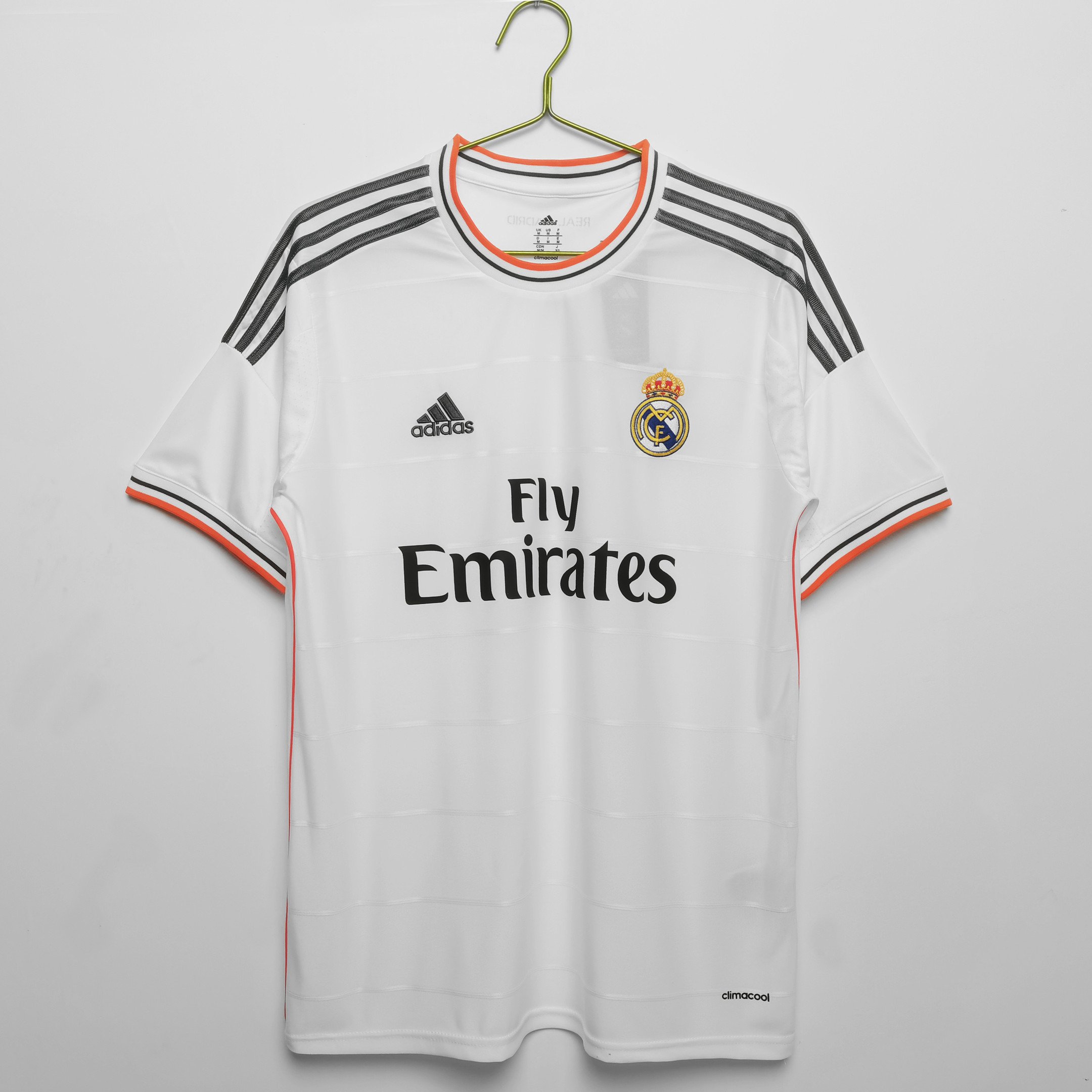 Real Madrid 2013/14 Home Retro Men Jersey - White