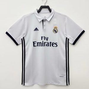 Real Madrid 2016/17 Home Retro Men Jersey - White
