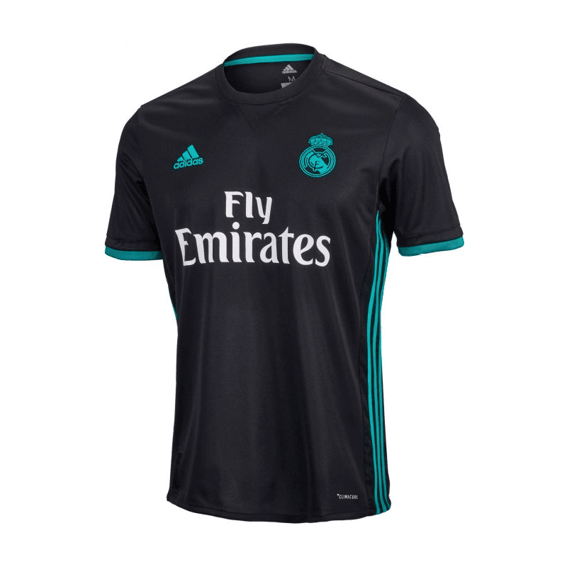 Real Madrid 2017/18 Away Retro Men Jersey - Black