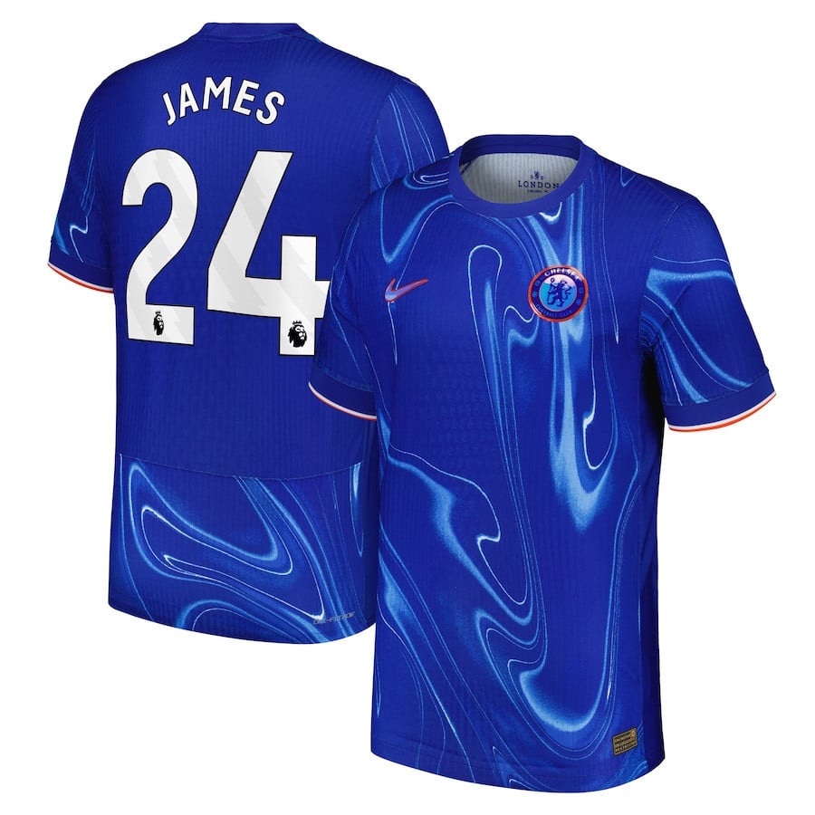 Reece James 24 Chelsea 2024/25 Home Men Jersey - Blue