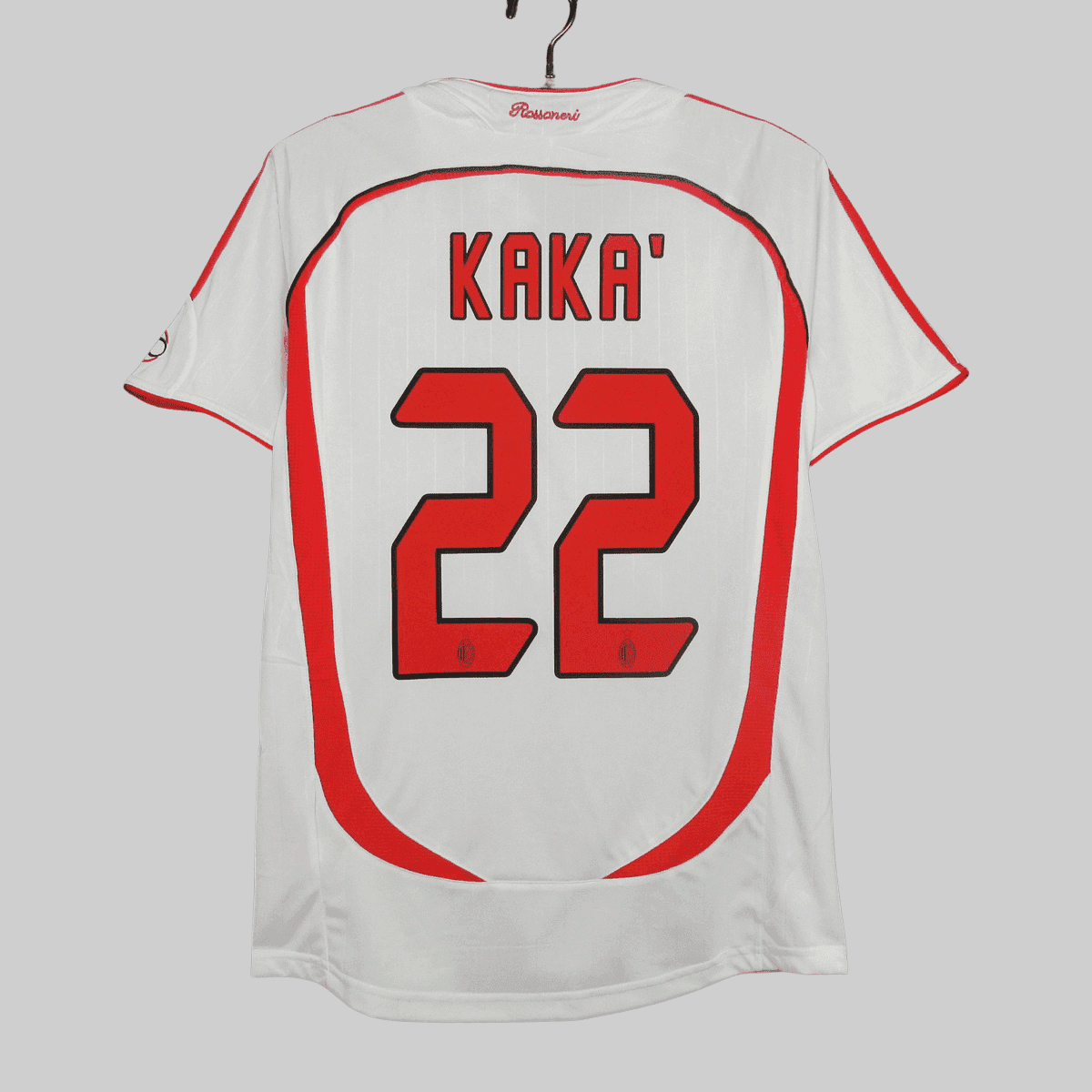 Ricardo Kaka 22 AC Milan 2006-2007 Retro Home Jersey - Men White