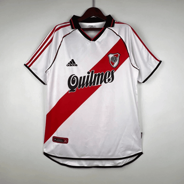 River Plate 2000/02 Home Retro Men Jersey - White