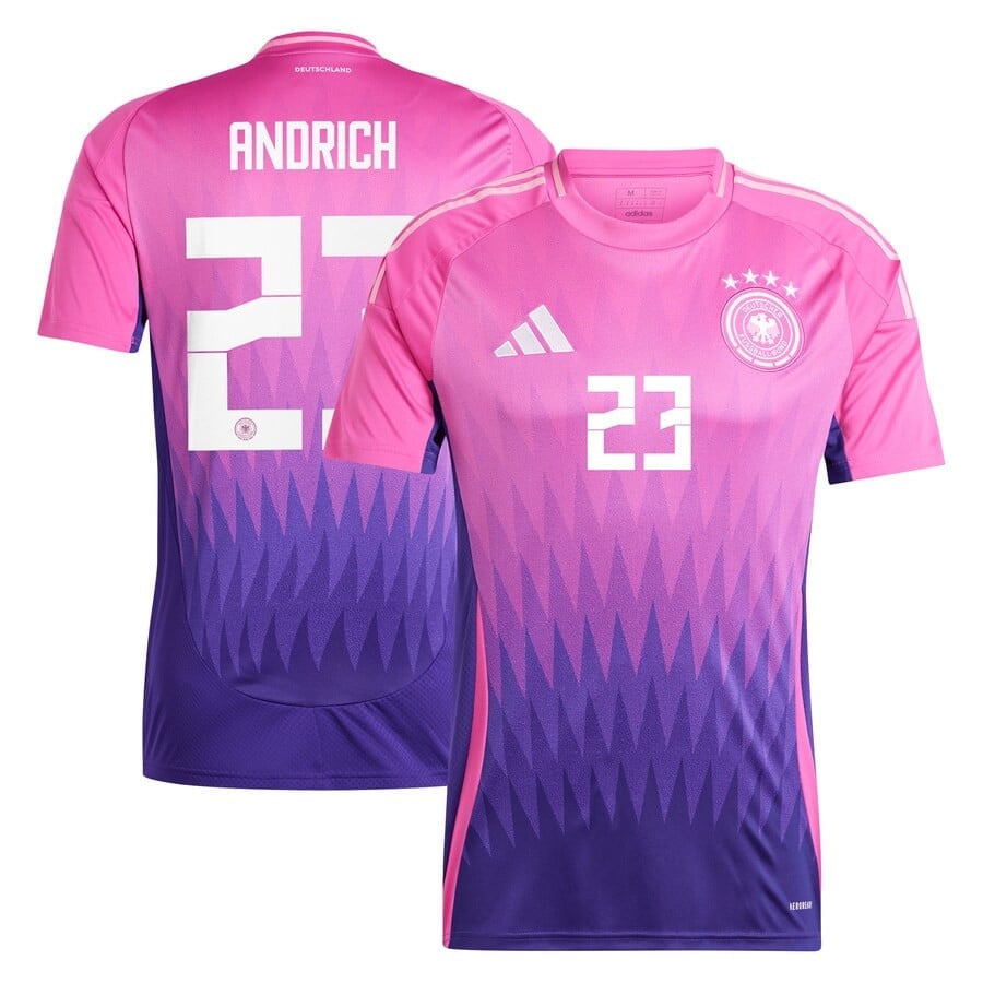 Robert Andrich 23 Germany National Team 2024 Away Men Jersey - Pink
