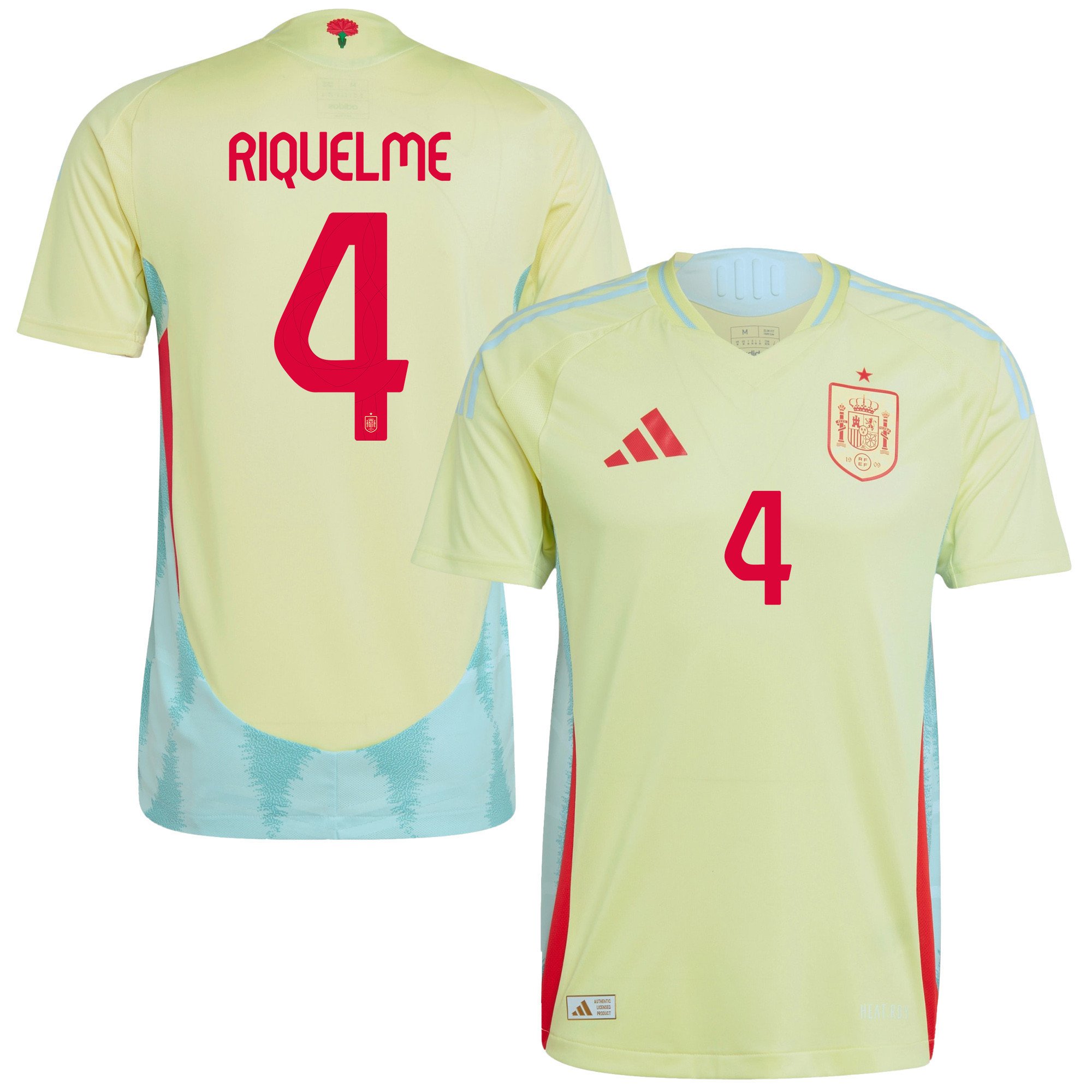 Rodrigo Riquelme 4 Spain National Team 2024 Away Men Jersey - Yellow
