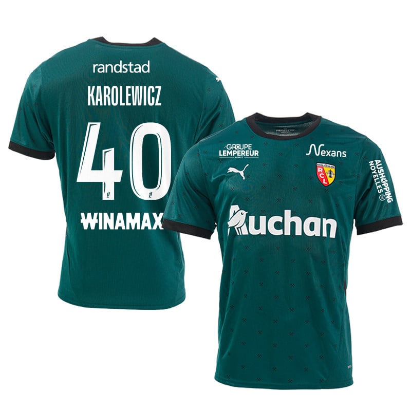 Roman Karolewicz 40 RC Lens 2024/25 Away Men Jersey - Green