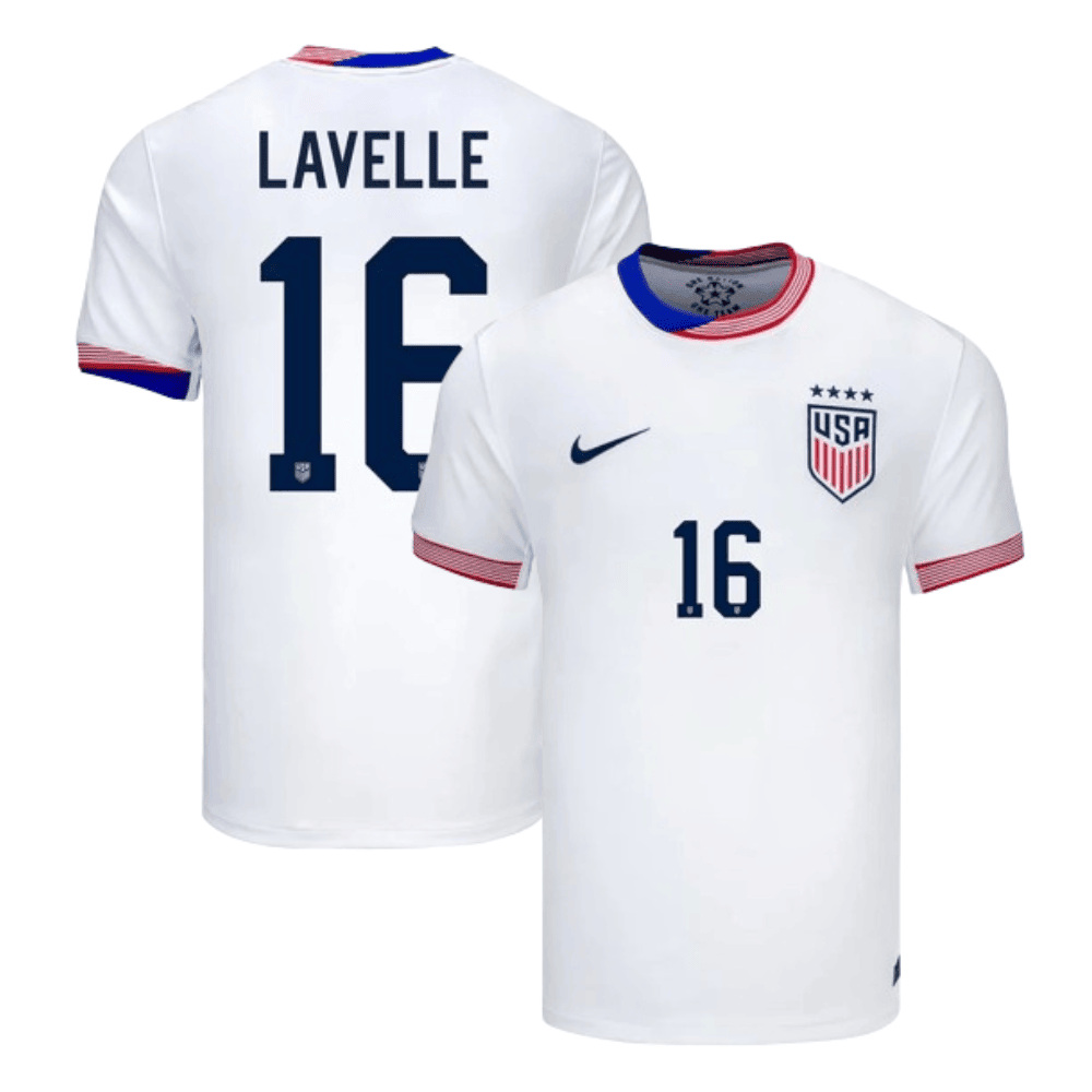 Rose Lavelle 16 USWNT 2024 American Classic Home Stadium Jersey - Men White