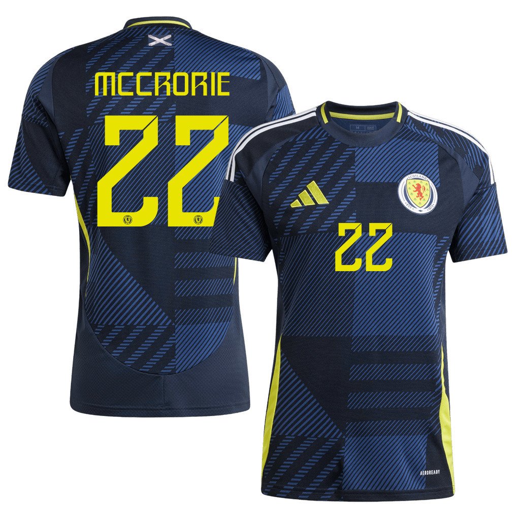 Ross McCrorie 22 Scotland National Team 2024 Home Men Jersey - Navy