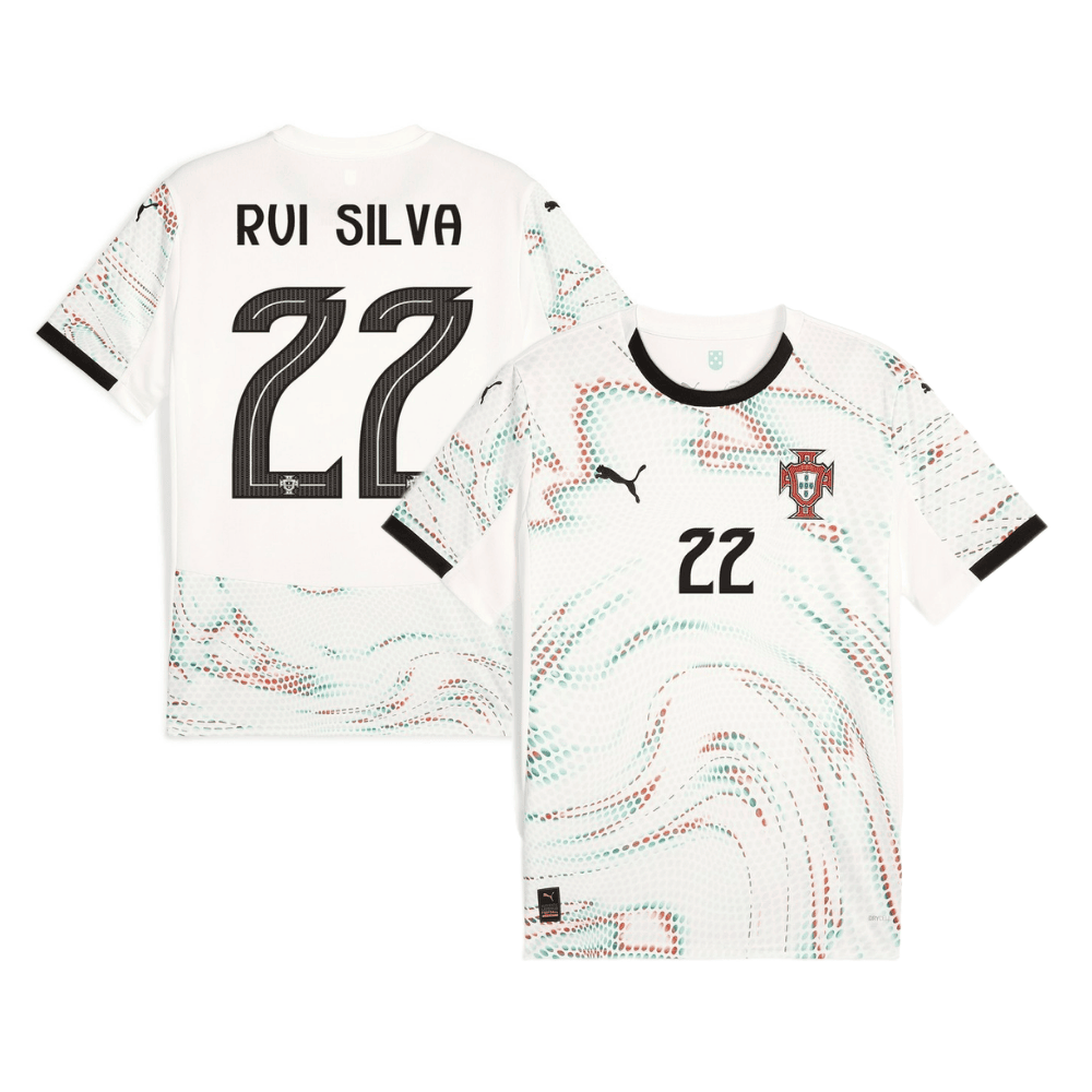 Rui Silva 22 Portugal National Team 2025/26 Away Men Jersey - White