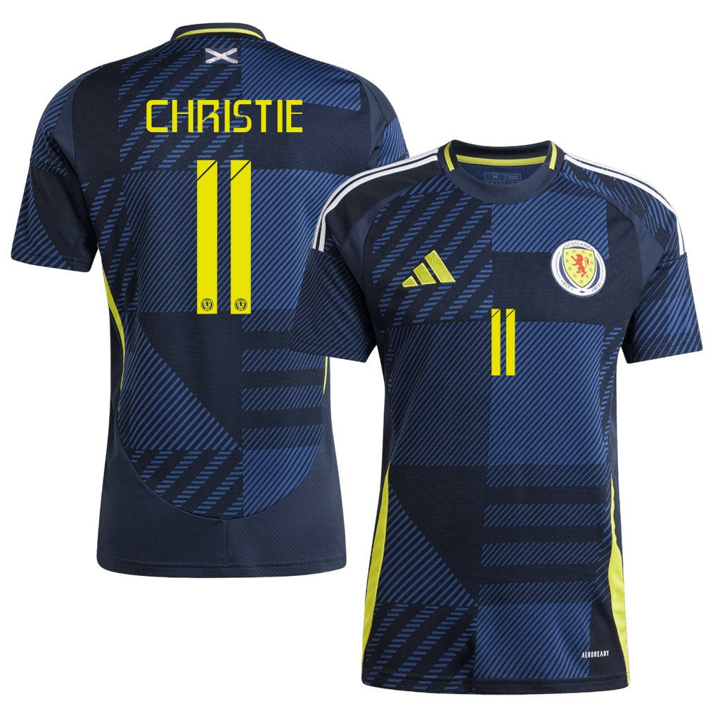 Ryan Christie 11 Scotland National Team 2024 Home Men Jersey - Navy