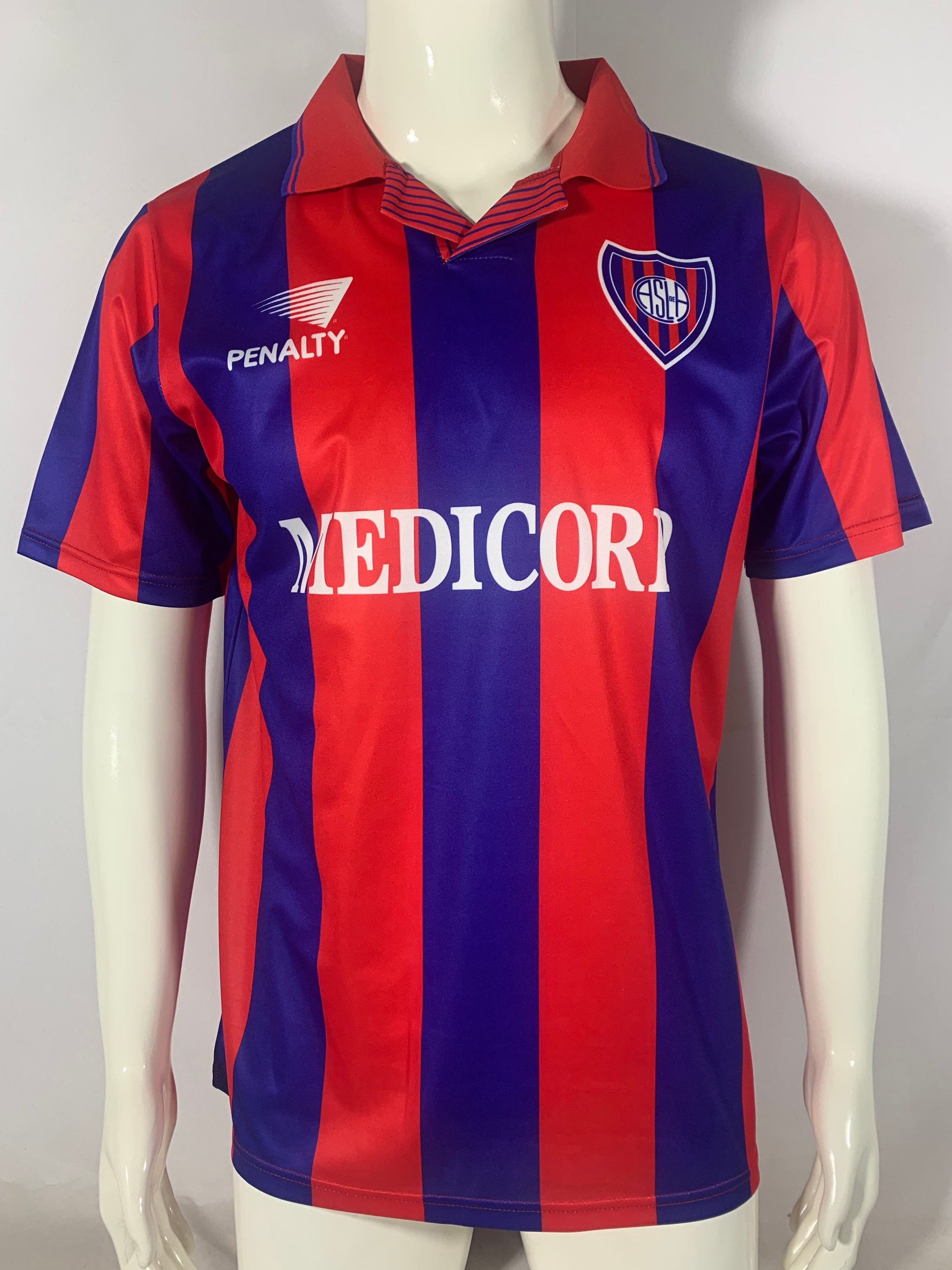 San Lorenzo de Almagro 1994/95 Home Retro Men Jersey – Red/Blue
