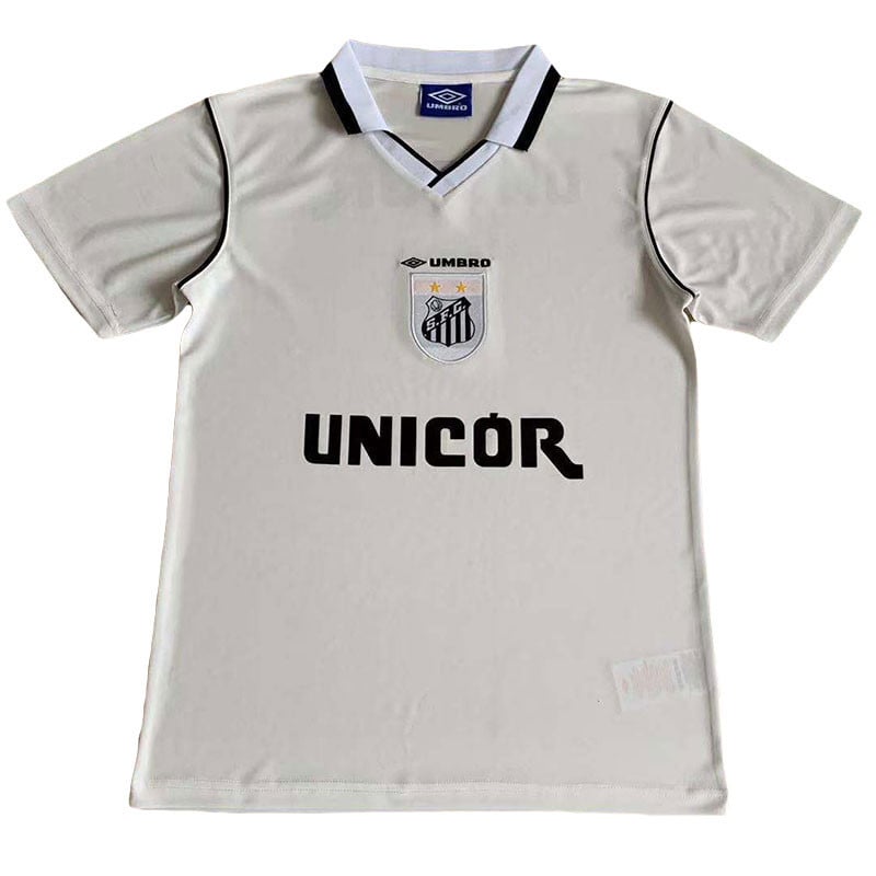Santos FC 1997 Home Retro Men Jersey - White