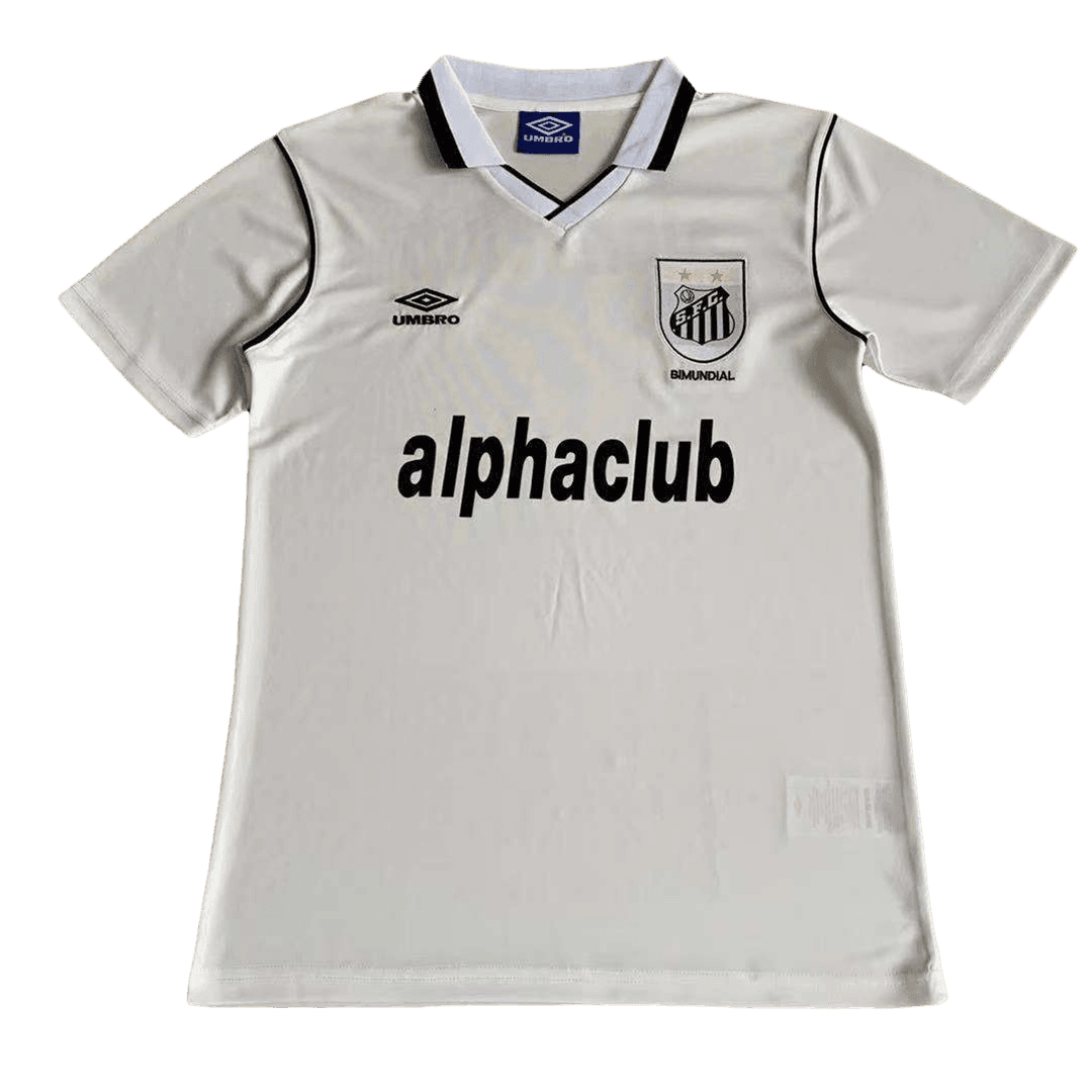 Santos FC 2001 Home Retro Men Jersey - White