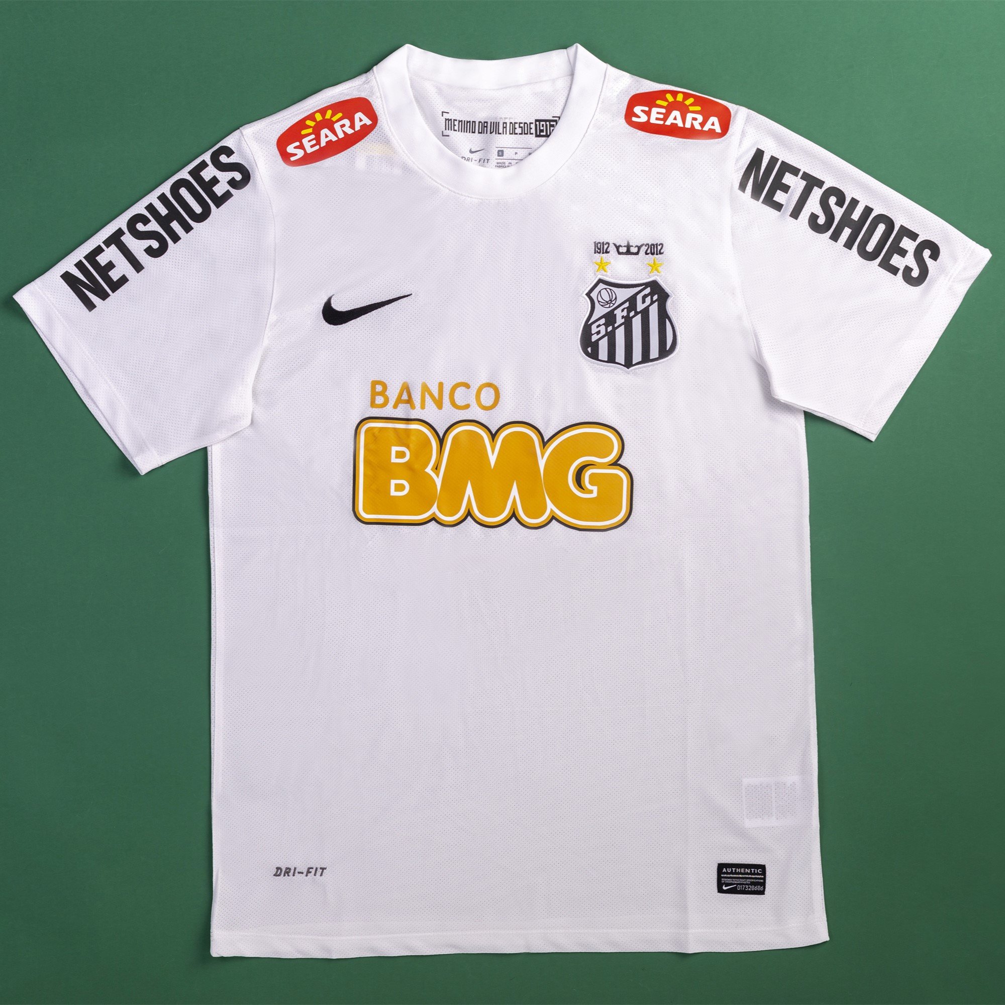 Santos FC 2011/12 Home Retro Men Jersey - White