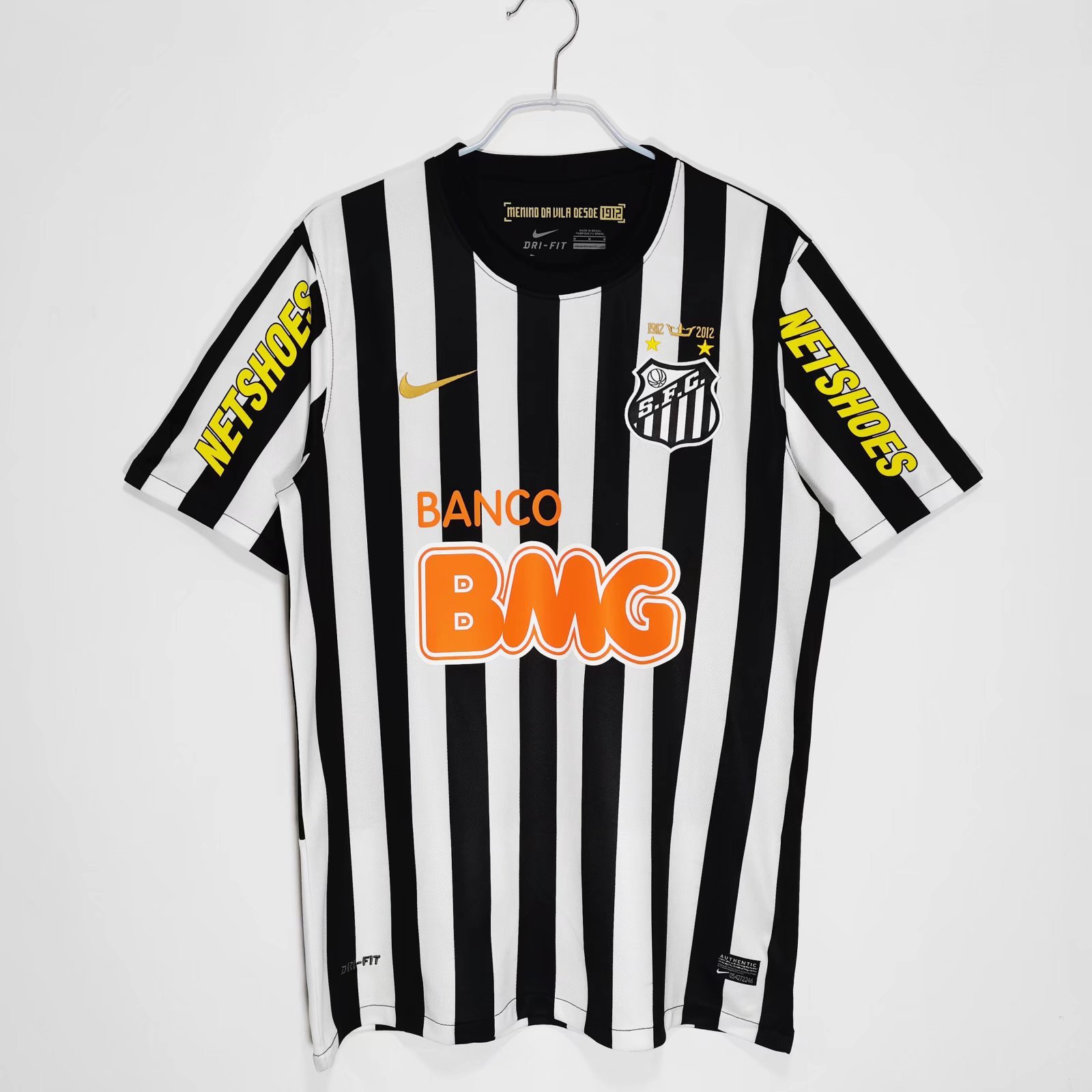Santos FC 2013 Away Retro Men Jersey - Black