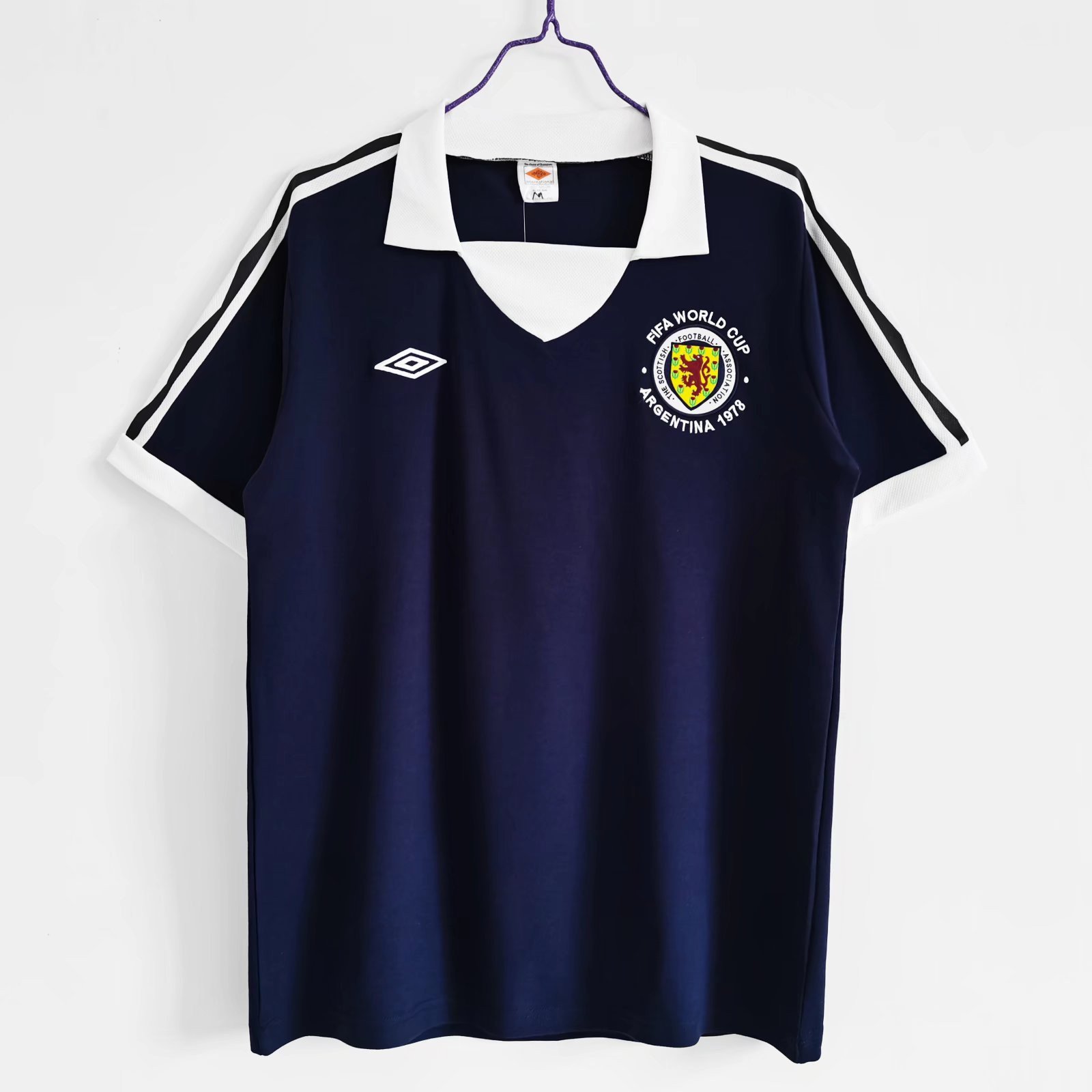 Scotland 1978 Home Retro Men Jersey - Navy
