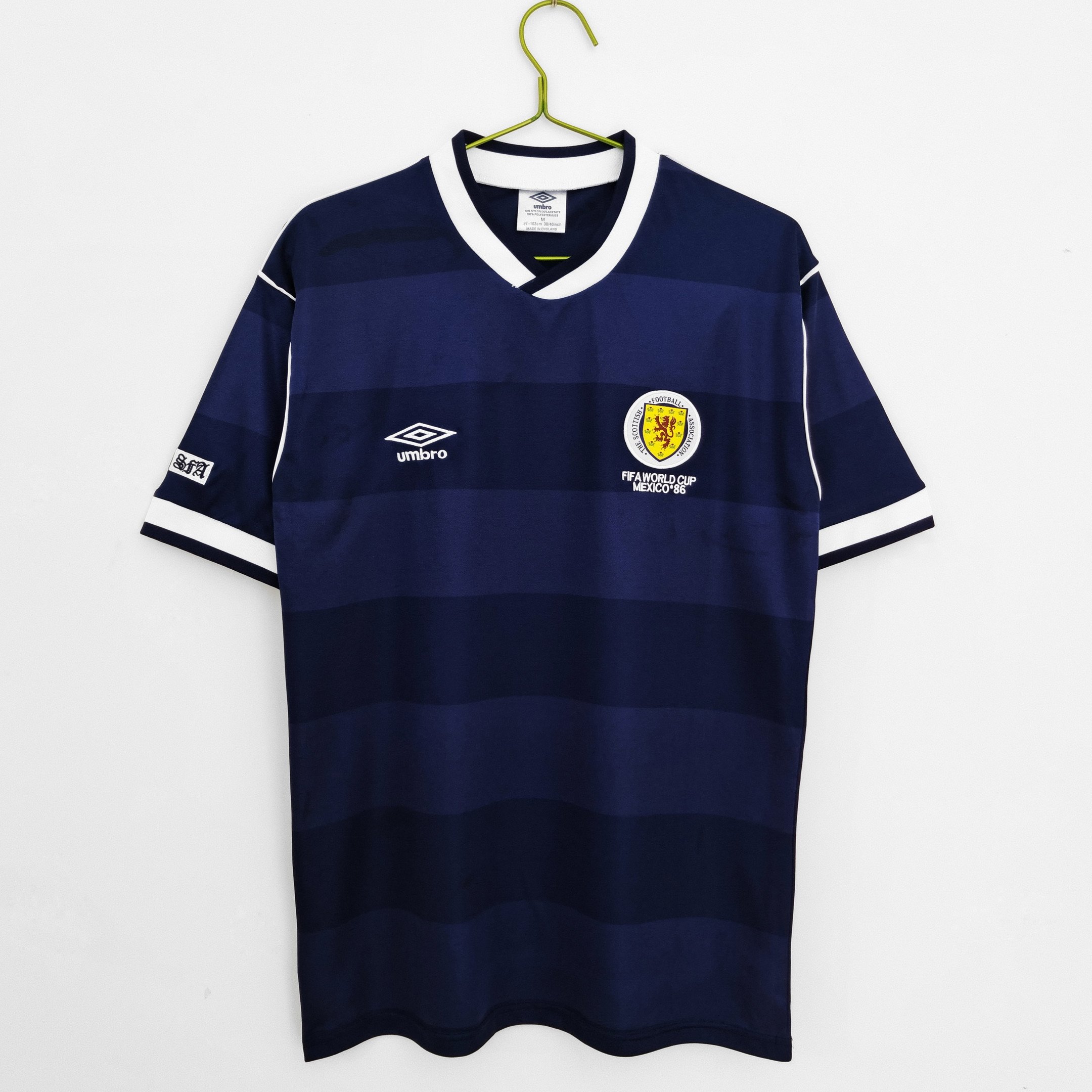 Scotland 1987/88 Home Retro Men Jersey - Navy