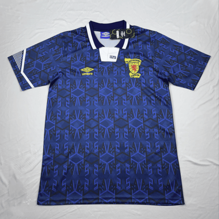 Scotland 1991/94 Home Retro Men Jersey - Blue