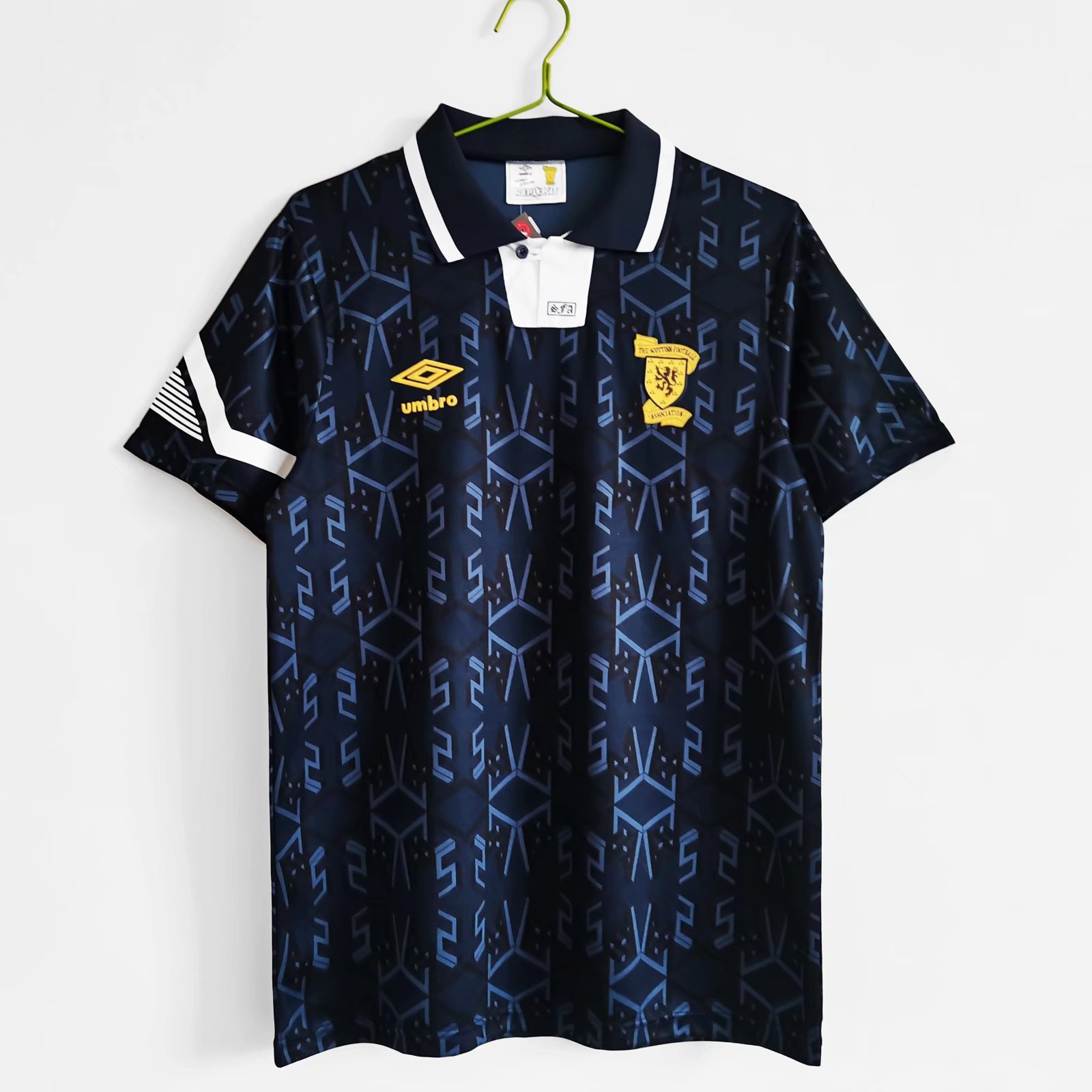 Scotland 1992/93 Home Retro Men Jersey - Navy