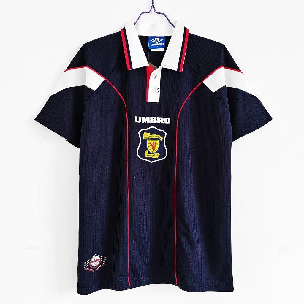 Scotland 1996/98 Home Retro Men Jersey - Navy