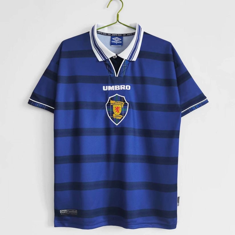 Scotland 1998 Home Retro Men Jersey - Blue