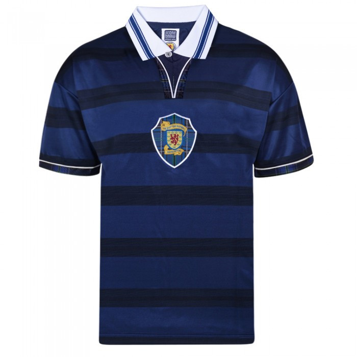Scotland 1998/2000 Away Retro Men Jersey - Navy
