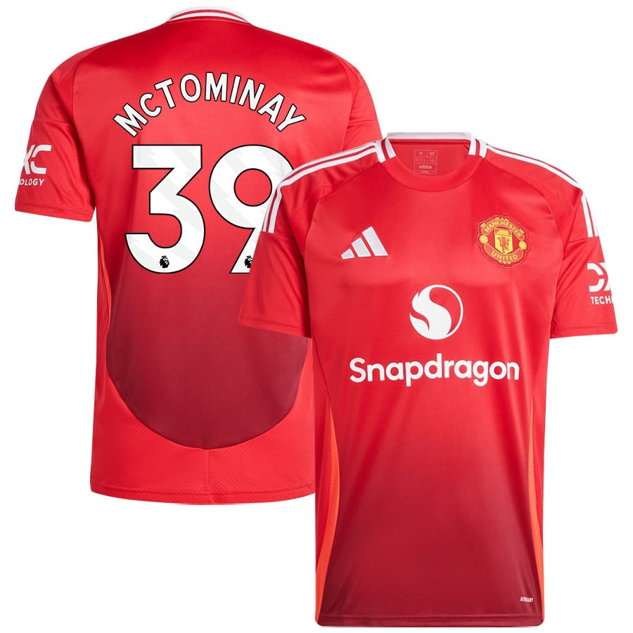Scott McTominay 39 Manchester United 2024/25 Home Jersey - Men, Red