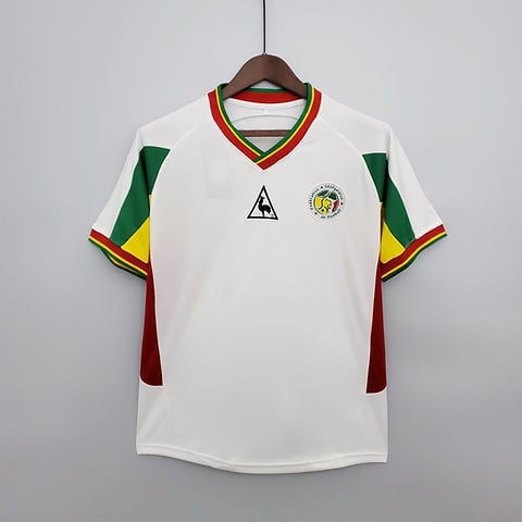 Senegal 2002 Home Retro Men Jersey - White