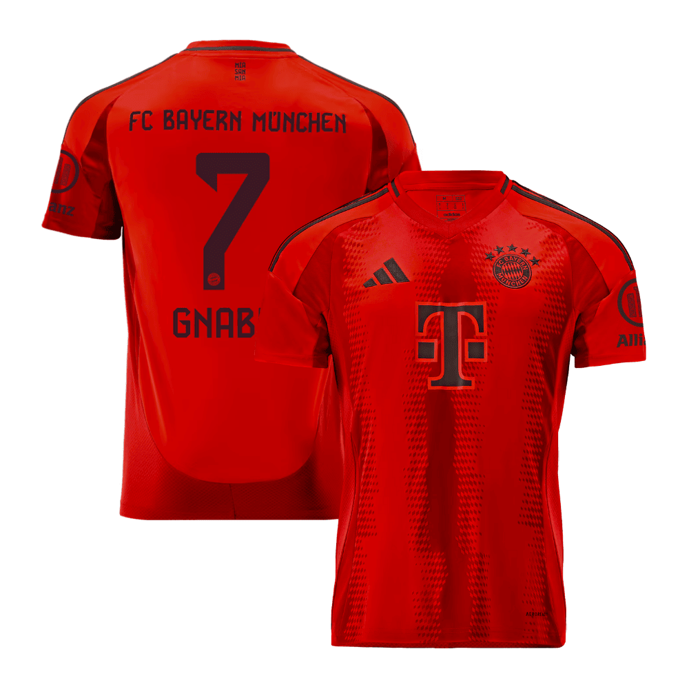 Serge Gnabry 7 Bayern Munich 2024/25 Home Men Jersey - Red