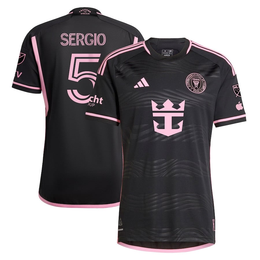 Sergio Busquets 5 Inter Miami CF 2024 La Noche Black Jersey - Men