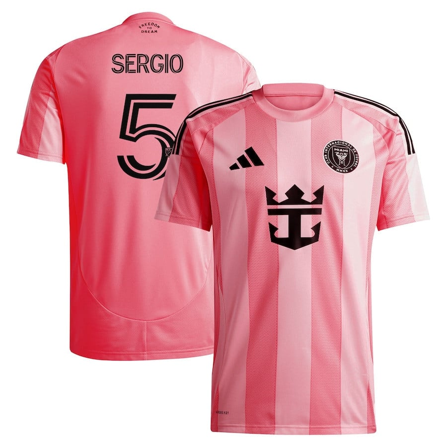 Sergio Busquets 5 Inter Miami CF 2025 Euforia Men Jersey - Light Pink