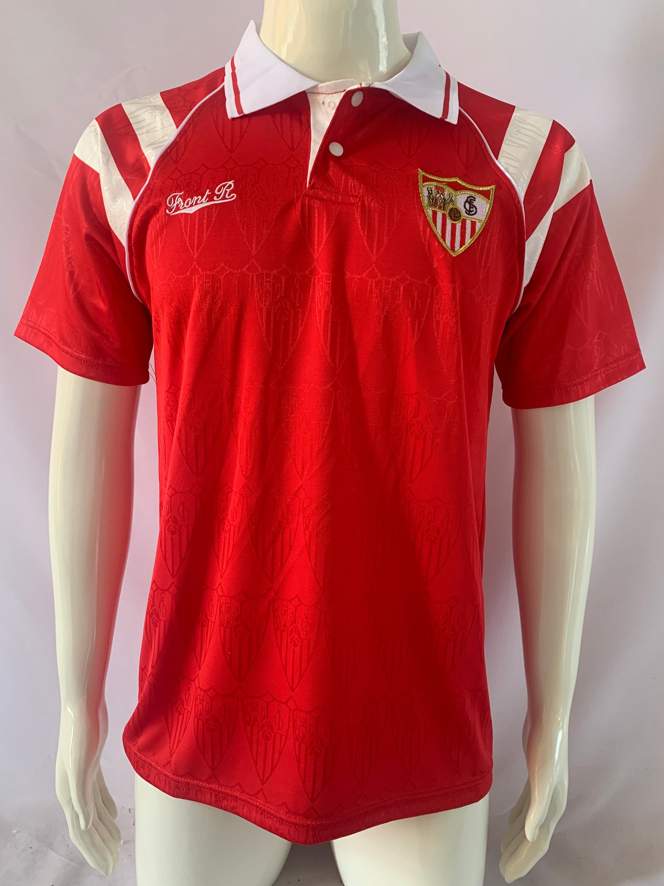 Sevilla FC 1992/93 Away Retro Men Jersey – Red