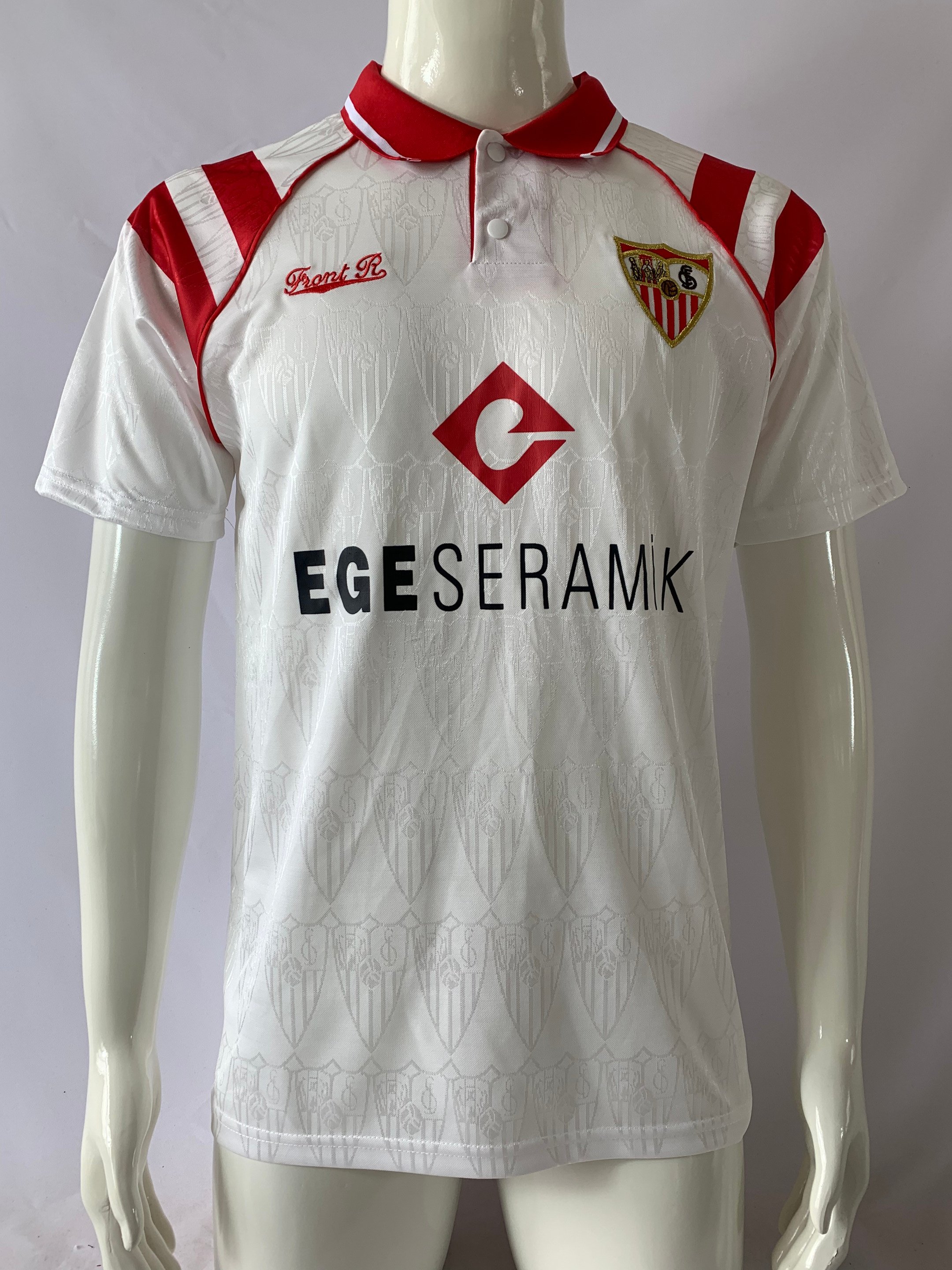 Sevilla FC 1992/93 Home Retro Men Jersey – White
