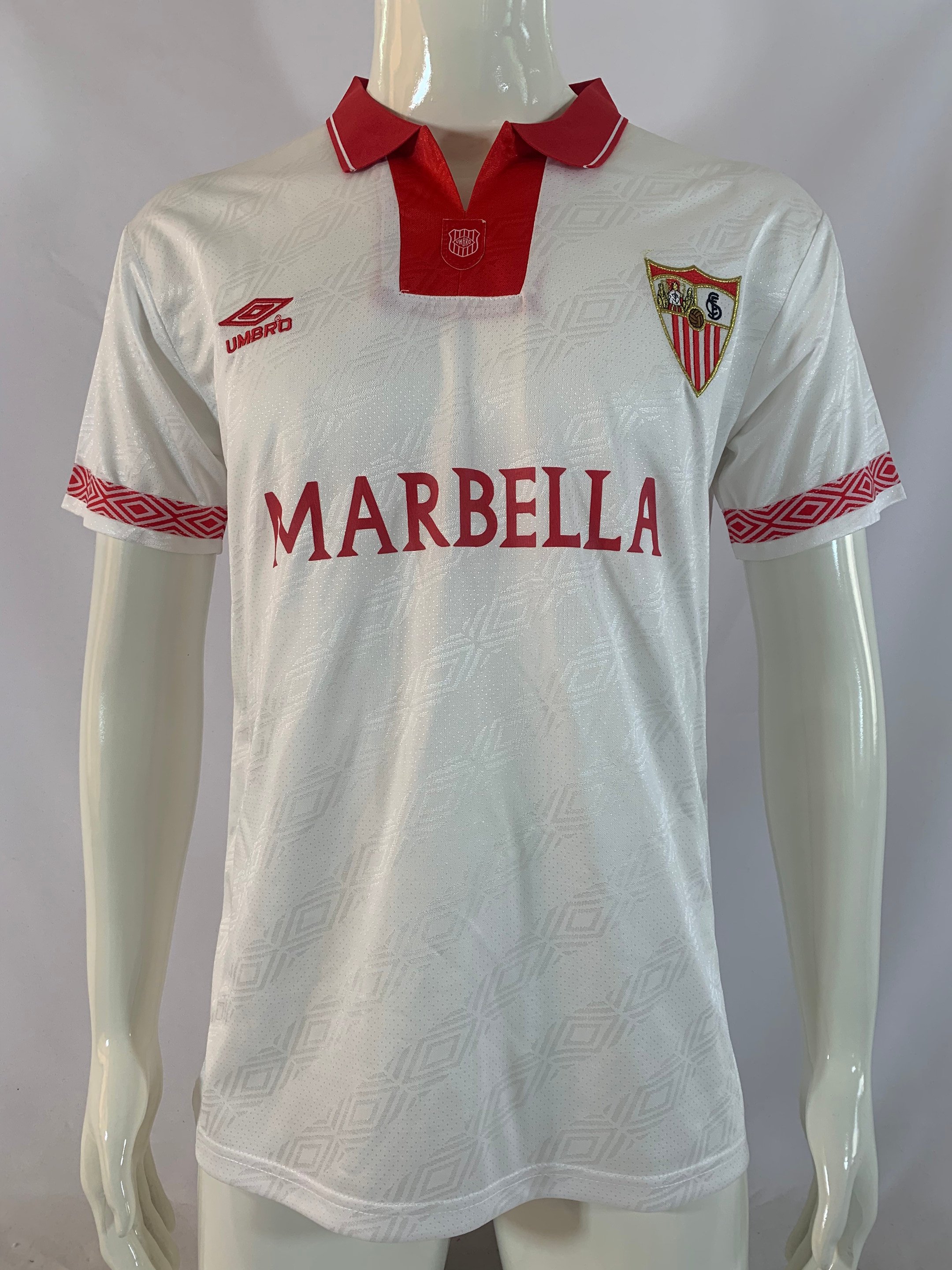 Sevilla FC 1994/96 Home Retro Men Jersey – White