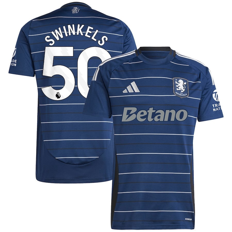 Sil Swinkels 50 Aston Villa 2024/25 Third Men Jersey - Navy