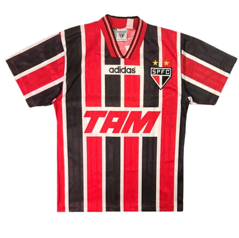 São Paulo FC 1996 Away Retro Men Jersey - Black/Red