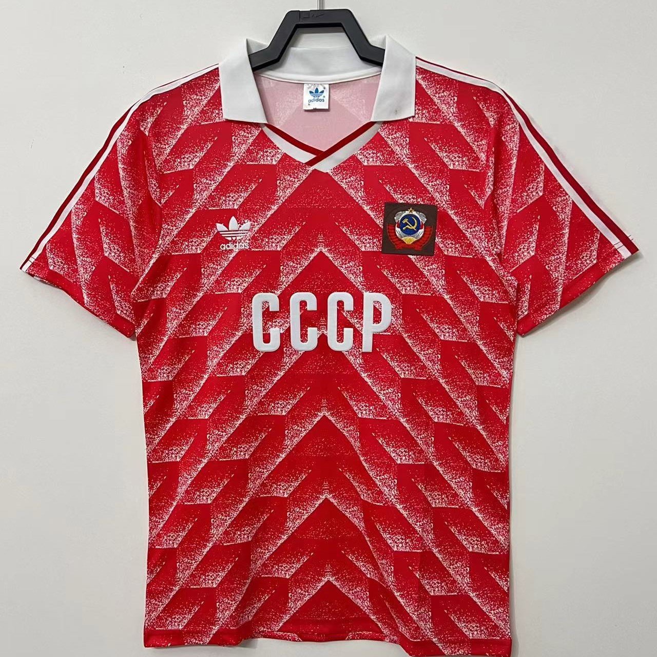 Soviet Union 1987/88 Home Retro Men Jersey - Red