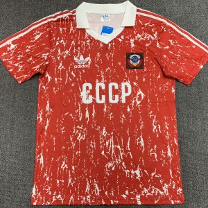 Soviet Union 1990 Home Retro Men Jersey - Red
