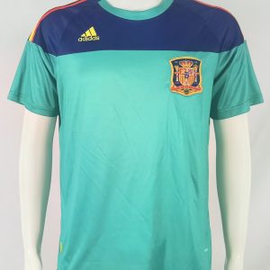 Spain 2010 Goalkeeper Retro Men Jersey - Aqua