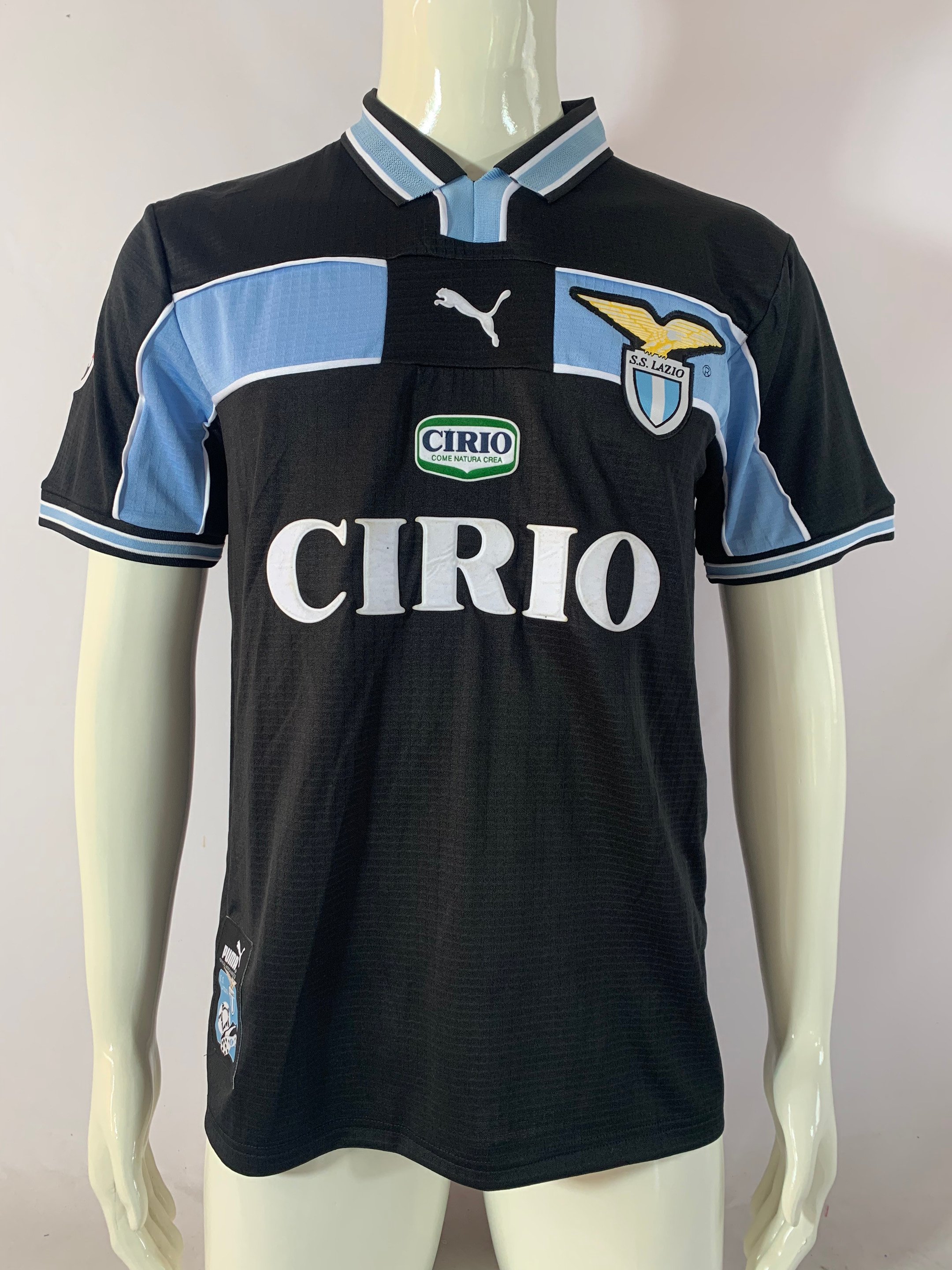 S.S. Lazio 1998/2000 Third Retro Men Jersey – Black