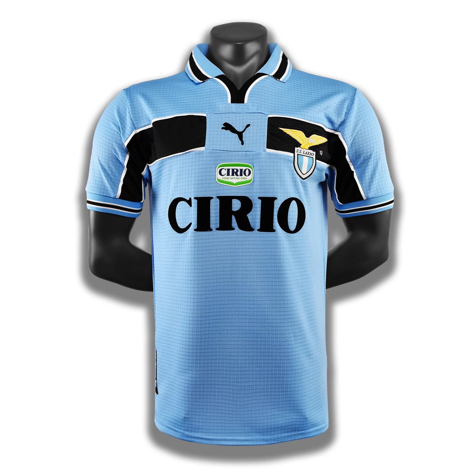 S.S. Lazio 1998/99 Home Retro Men Jersey - Sky Blue
