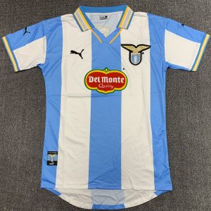 S.S. Lazio 1999/2000 Home Retro Men Jersey - Blue/White
