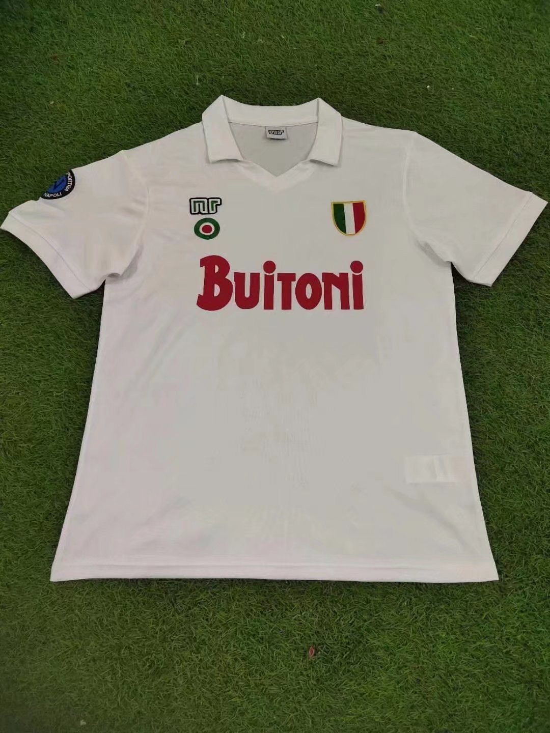 SSC Napoli 1987/88 Away Retro Men Jersey – White