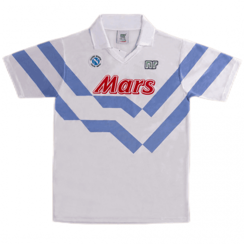 SSC Napoli 1989/90 Away Retro Men Jersey - White