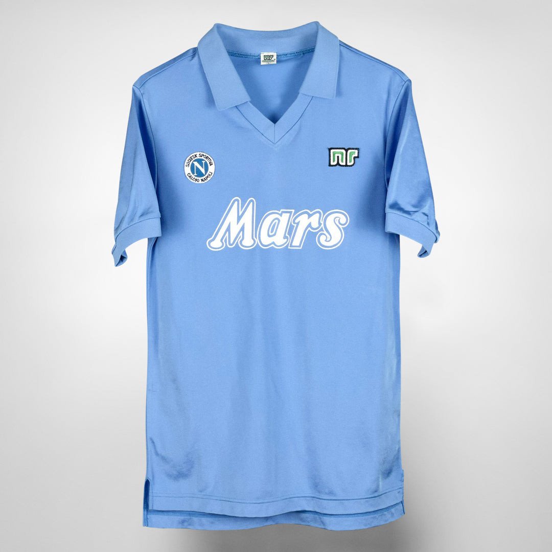 SSC Napoli 1989/90 Home Retro Men Jersey - Sky Blue