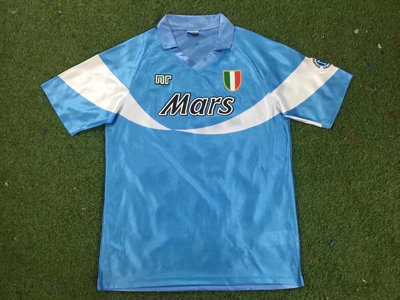 SSC Napoli 1990/91 Home Special Edition Retro Men Jersey – Sky Blue