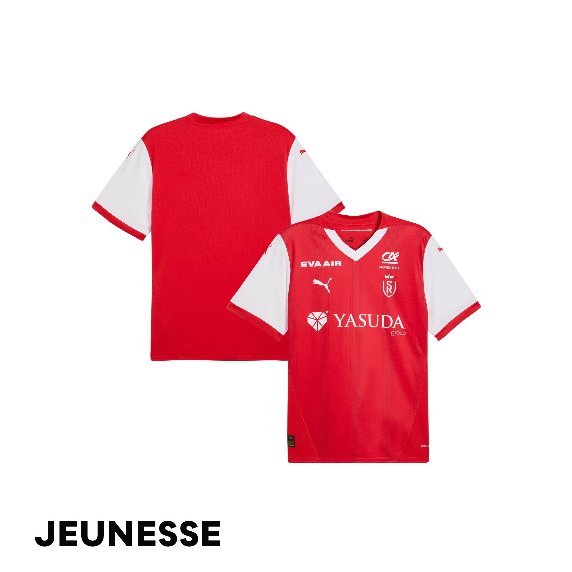 Stade de Reims 2024/25 Home YOUTH Jersey - Red