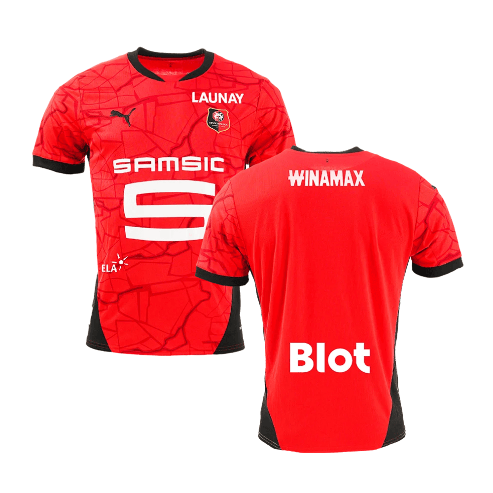 Stade Rennais F.C. 2024/25 Home Men Jersey - Red