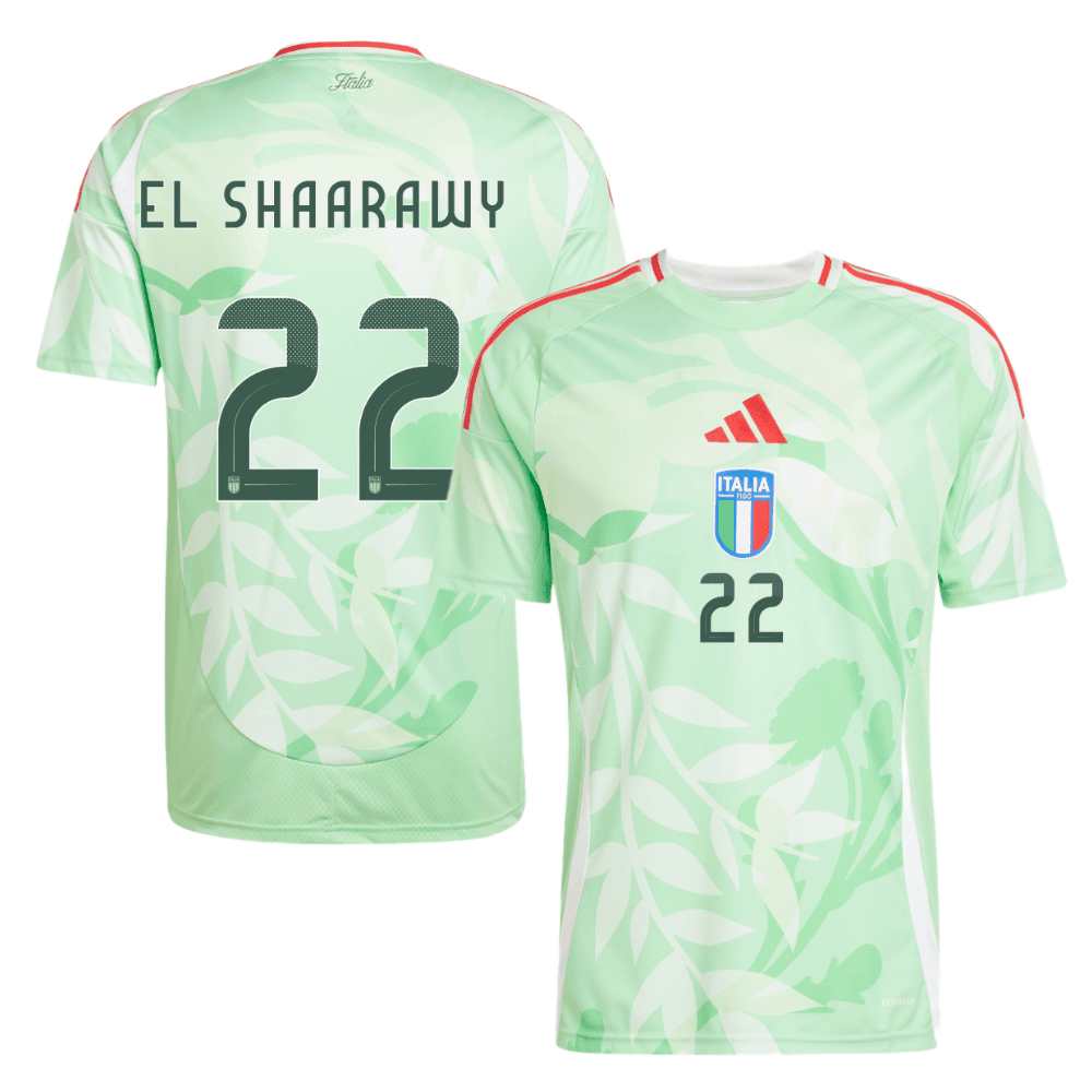 Stephan El Shaarawy 22 Italy Women's National Team 2025/26 Away Men Jersey - Green