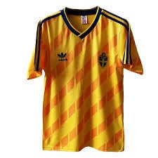 Sweden 1988 Home Retro Men Jersey - Yellow